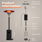 Pyra Base Patio Heater 48,000 BTU