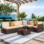 Axis 106.2" Classic Outdoor Sectional Set, 7-Piece