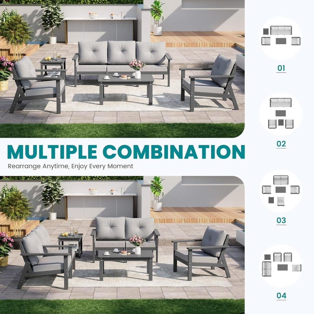 Corex HDPE Outdoor Sectional Sofa