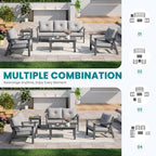 Corex HDPE Outdoor Sectional Sofa