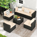 Axis 106.2" Classic Outdoor Sectional Set, 7-Piece
