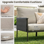 Axis Woven Rope Outdoor Sectional Set, 7-Piece