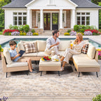 Axis 95.2" Coastal Outdoor Sectional Set, 8-Piece
