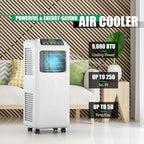9,000 BTU Portable AC with Remote
