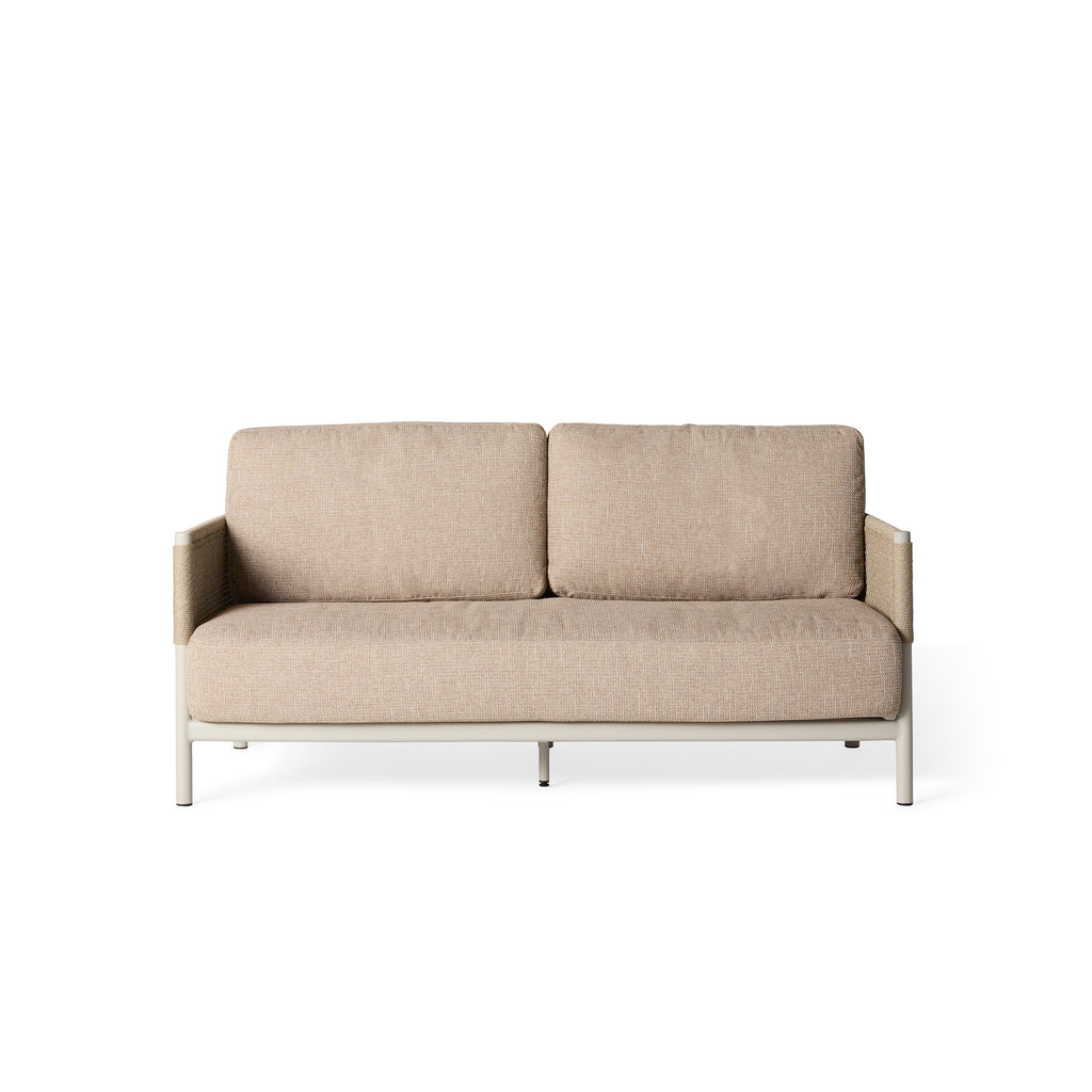 Saratoga Loveseat in Dune Aluminum