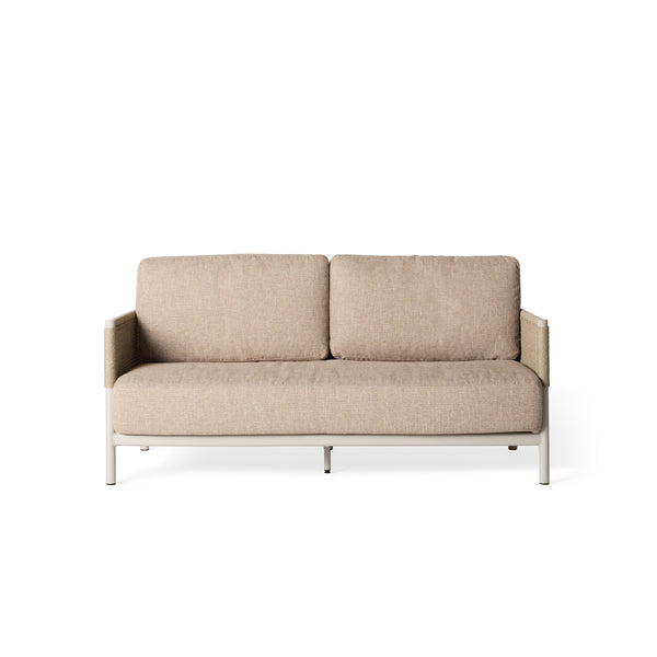 Saratoga Loveseat in Dune Aluminum