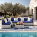 Axis 106.2" Classic Outdoor Sectional Set, 7-Piece