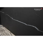 Elementi Plus - Varna Marble Porcelain Fire Table 60"